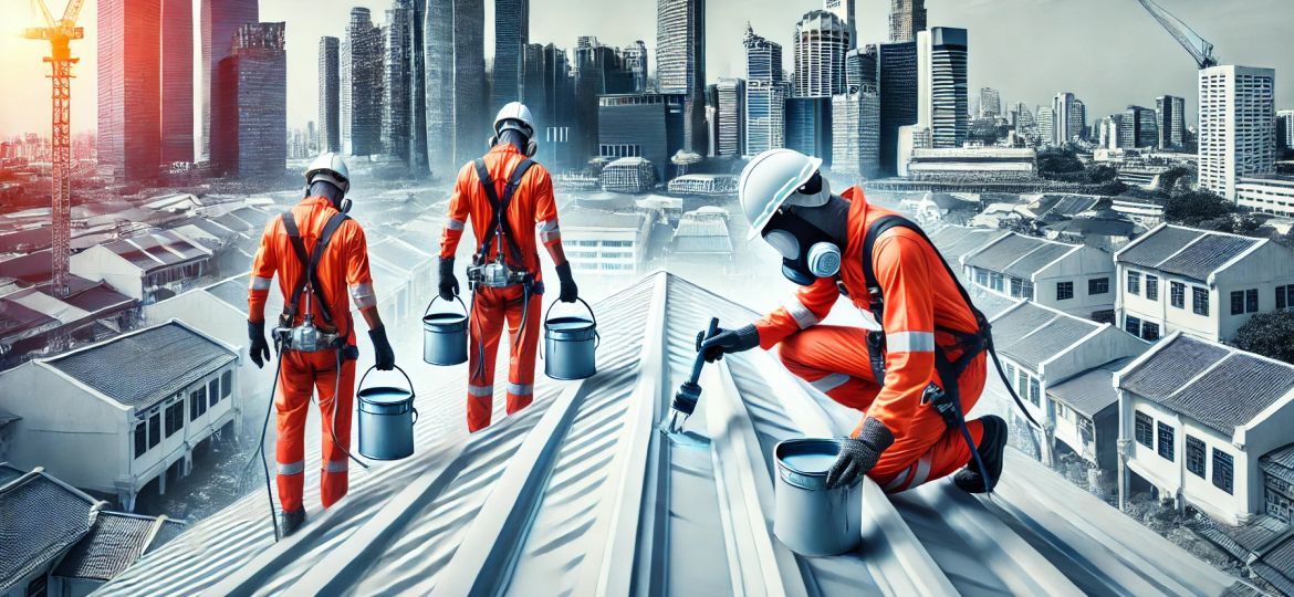 painting-metal-roofing-singapore